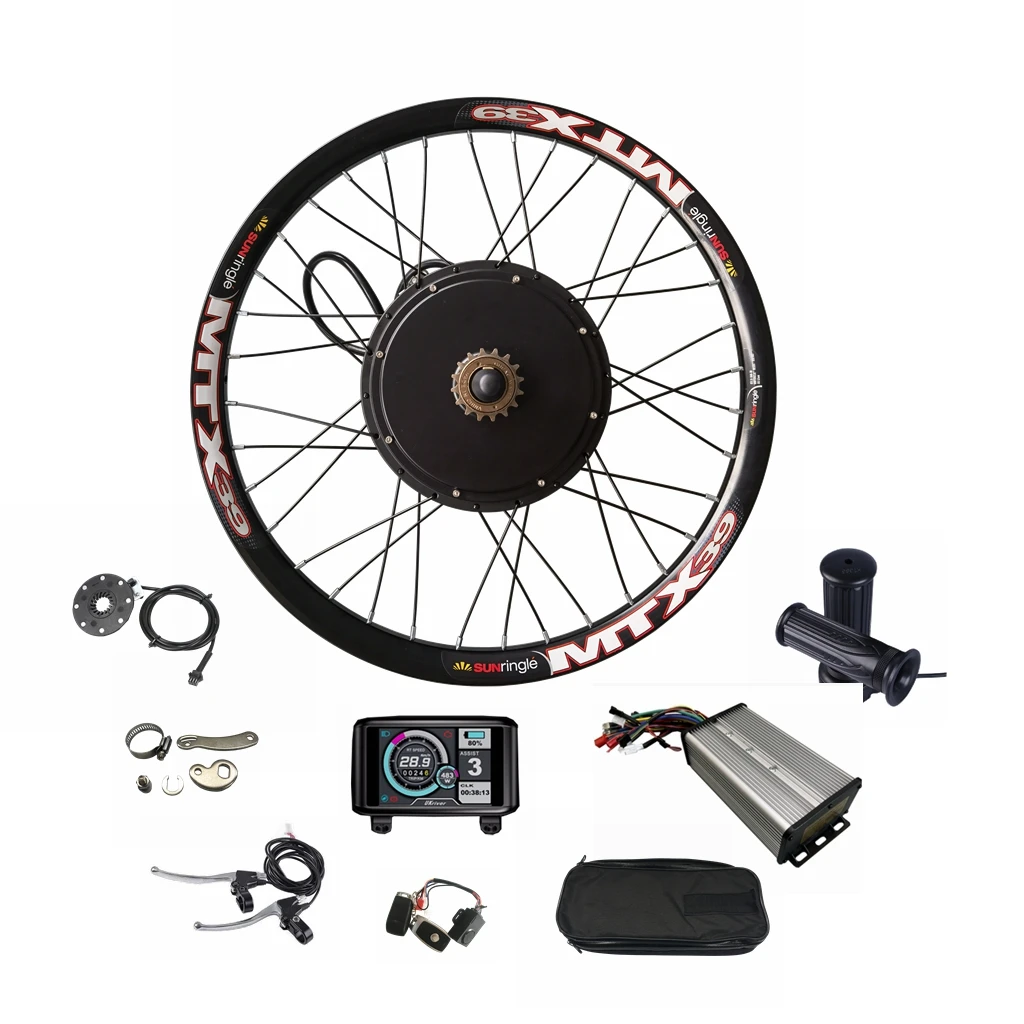 Nbpower 72v 3000w Electric Bike Conversion Kit With Daul mode 80a Smart Nbpower 72v 3000w Electric Bike Conversion Kit With Daul mode 80a Smart