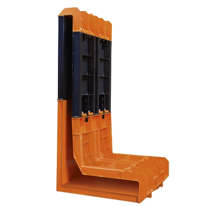 made in China L type concrete Retaining wall mold for sale