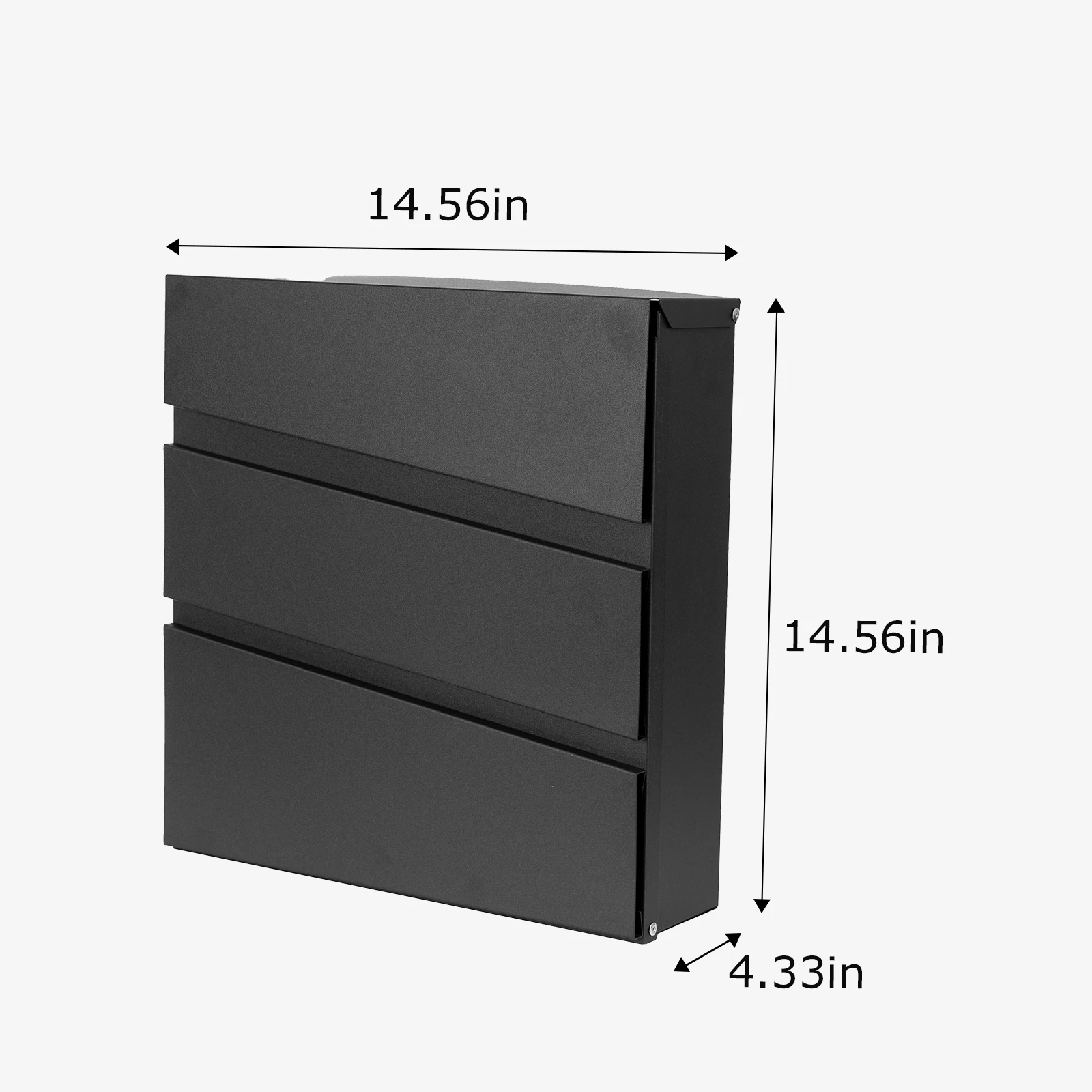 Yoobox Modern Customized Copper Mailbox Covers Metal Letter Box Usps