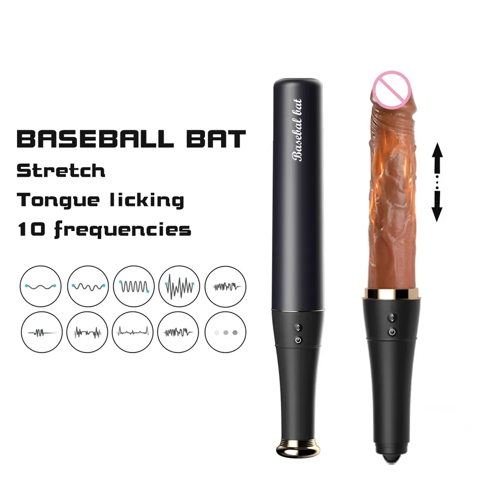 Amoura baseball bat dildo product detail showing shape and design