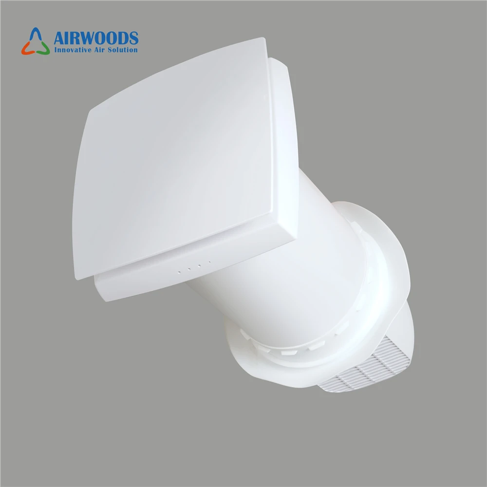 Ceramic Enthalpy Single Room Heat Recovery Ductless Exhaust Fan Bedroom Energy Recovery Ventilation System