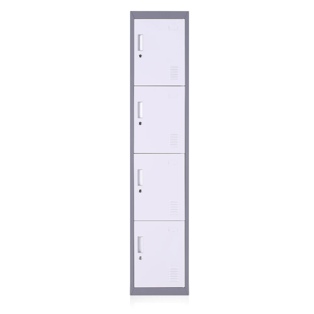 school locker 3 doors horizontal metal locker