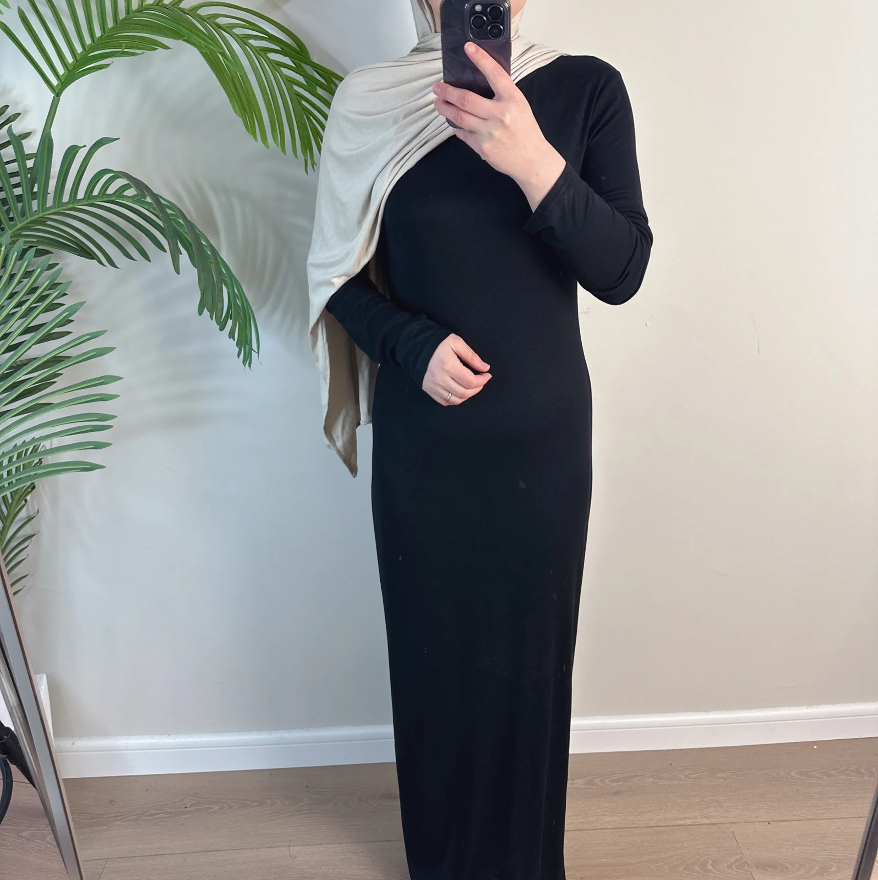 2025 Latest Design Muslim Modest Modal Dress Middle East Egypt Solid Color Gamis Soft Abaya for Women