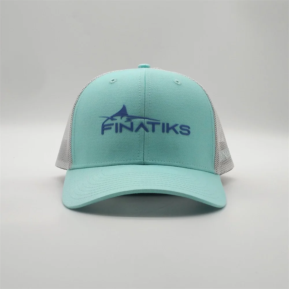 Wholesale Mesh Caps Rubber Printing Logo Custom 6 Panel Structure Trucker Hats Mens