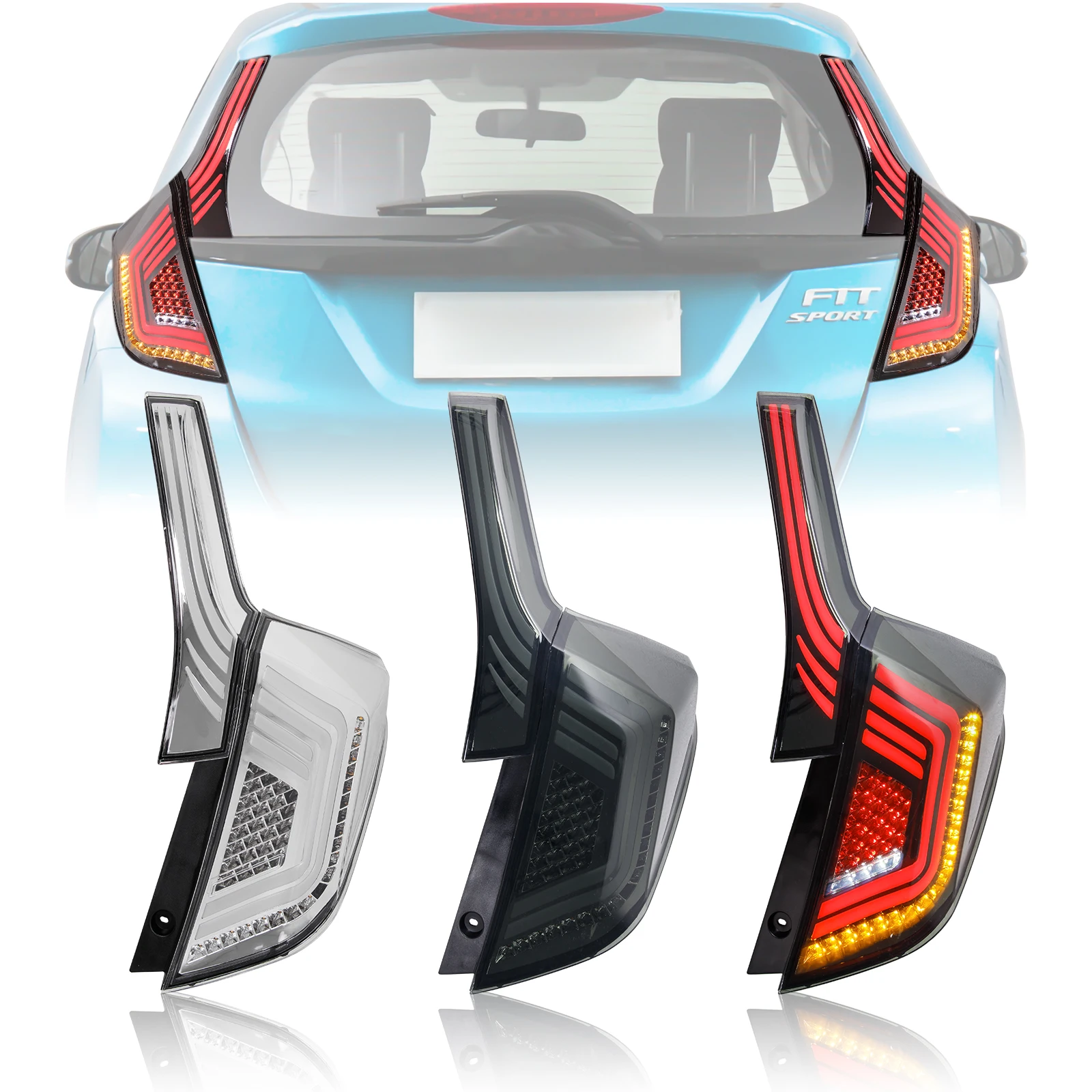 New Design Led Tail Lamp for HONDA JAZZ 2018 Tail Lamp for FIT Tail Light
