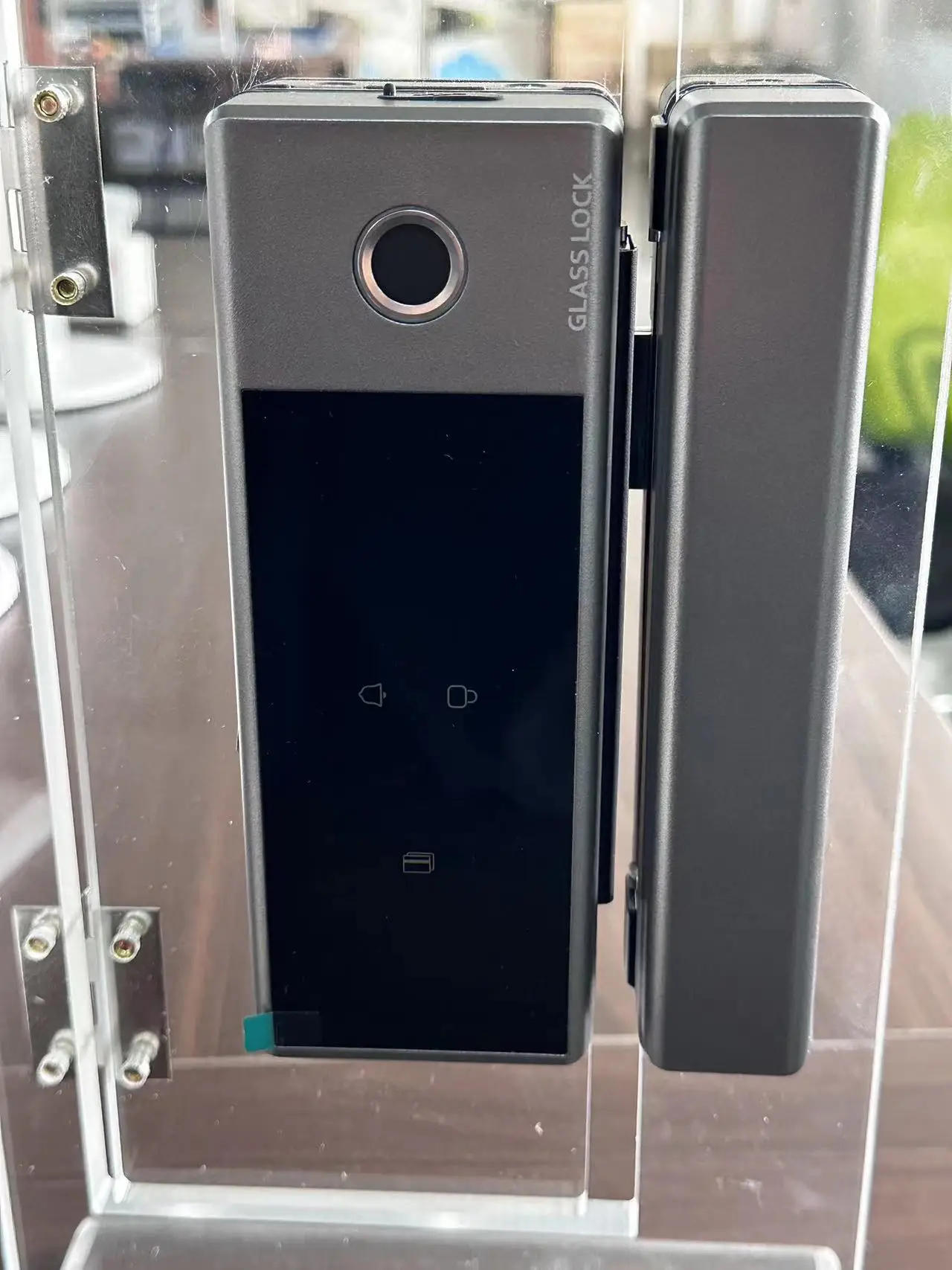 Qleung Glass G10s Tuya Wi-Fi TTlock App Cerradura Inteligentny kod odcisku palca Karta kluczowa Smart Home Door Lock 5