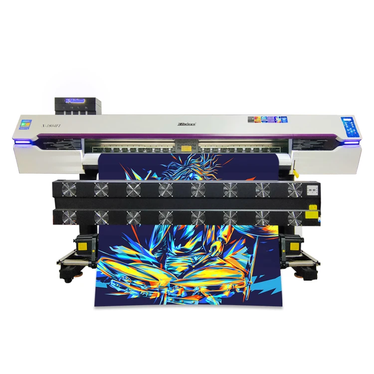 1850mm Large Format Advertising Eco Solvent Printer Multi Color I3200 4 Heads Outdoor Uv Eco Solvent Inkjet Printer