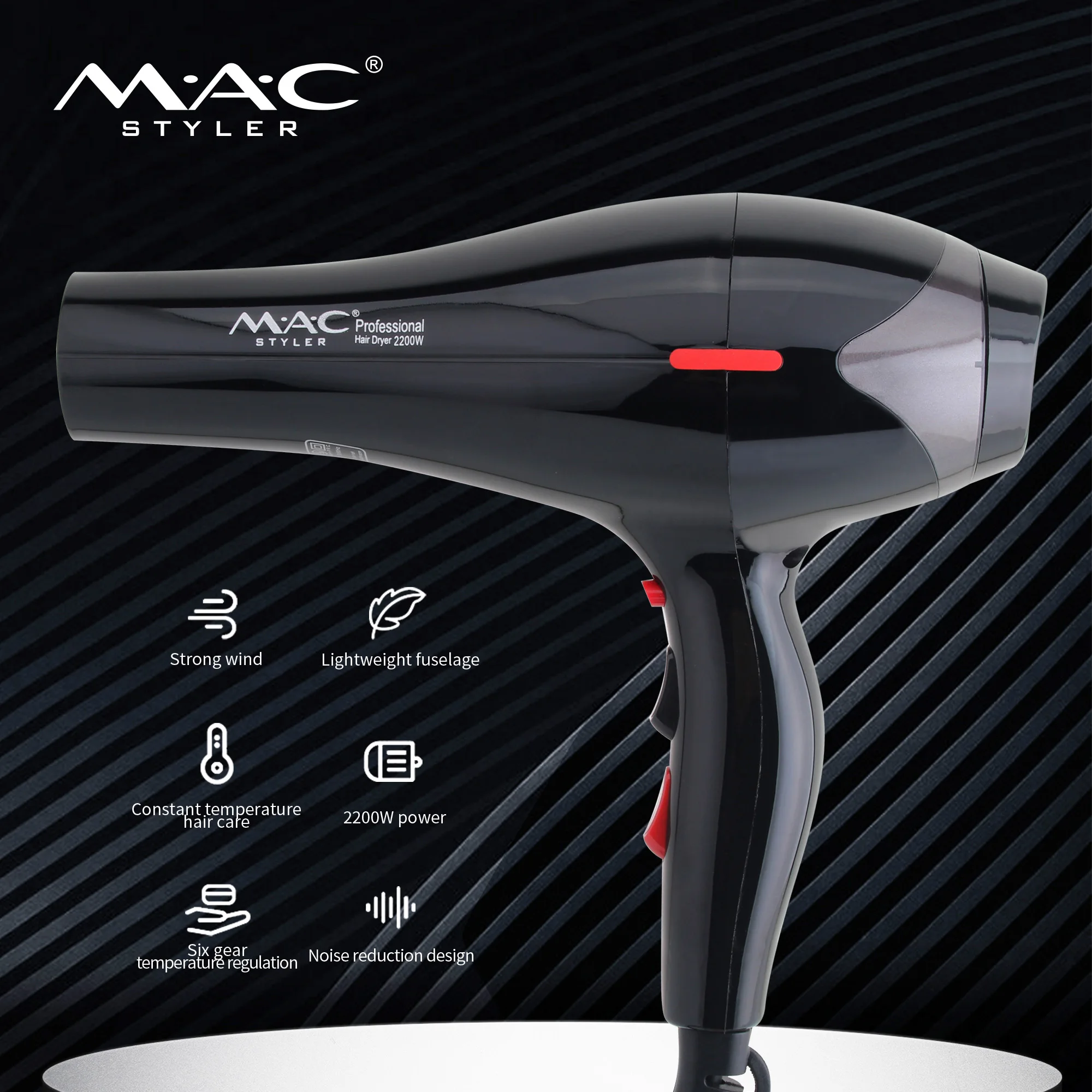 Venta caliente secadores de pelo eléctrico motor de CC Secador de pelo  profesional - China Hiar secadores de pelo y plancha precio