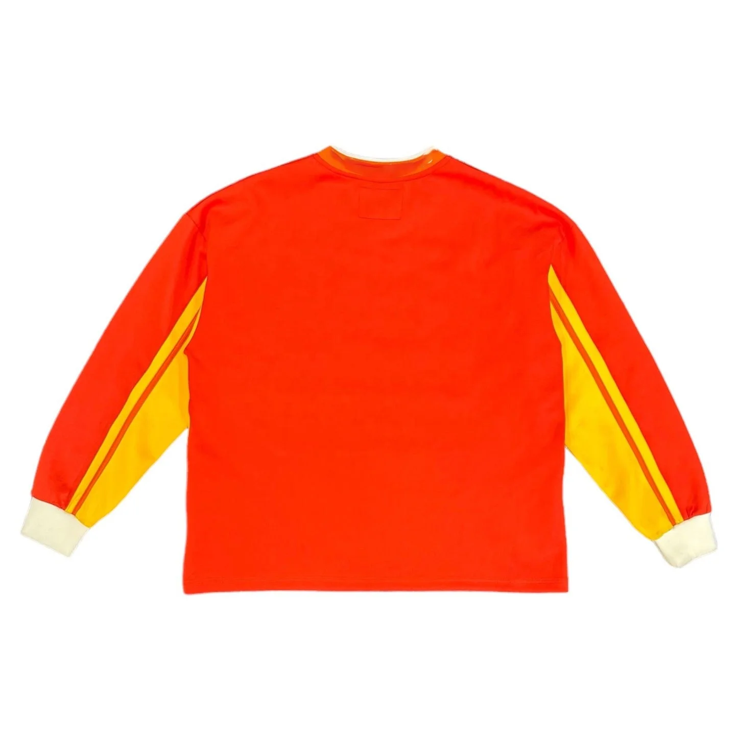 Salati Custom Logo Men's T-shirts Longsleeve T Shirts V Neck Drop Shoulder Printed Boxy Oversized Full Long Sleeve Jersey Shirts gallery 2