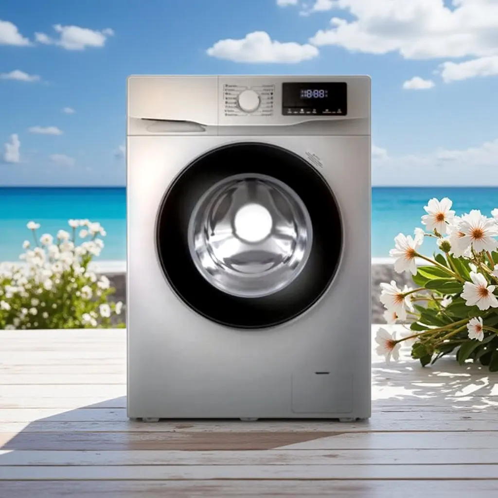 7-10KG Front Loading Washing Machine with LED Display