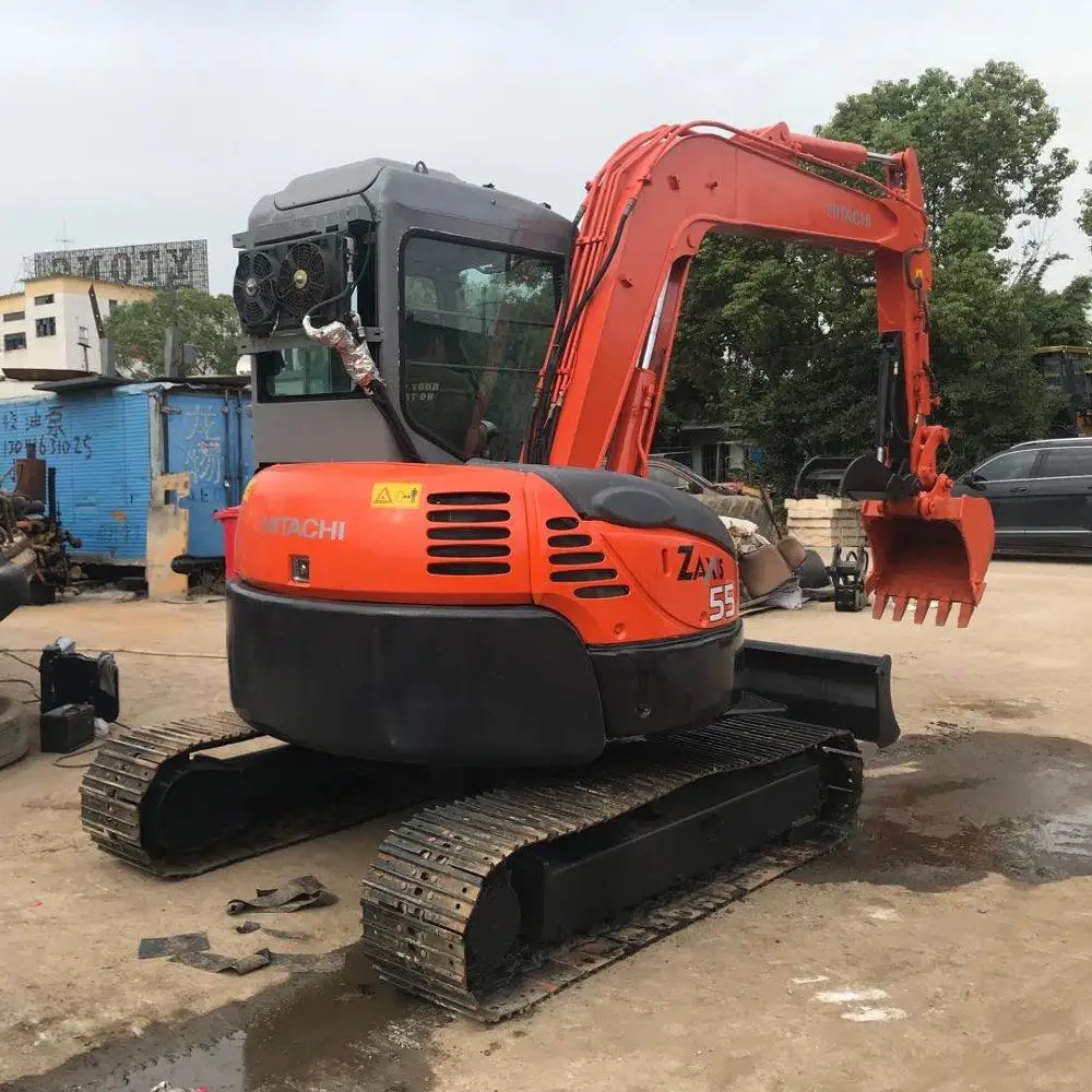 ⭐️ mini55 Used Mini Excavator Hitachi ZX55UR with Hydraulic Thumb
