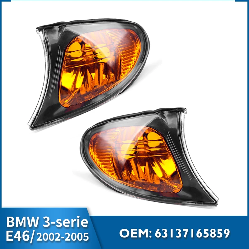 Auto Lighting System Yellow Led Corner Turning Signal Lamp 3 Series E46