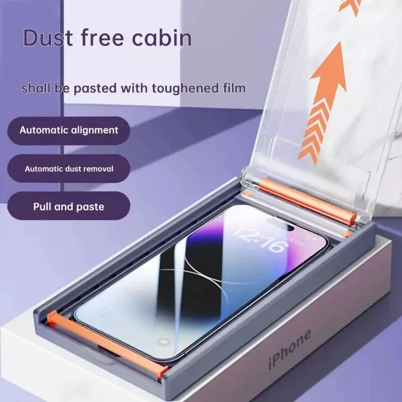 Magic John Screen Protector with Roller Easy Installation Kit Makes Film Application Easy Screen Protector