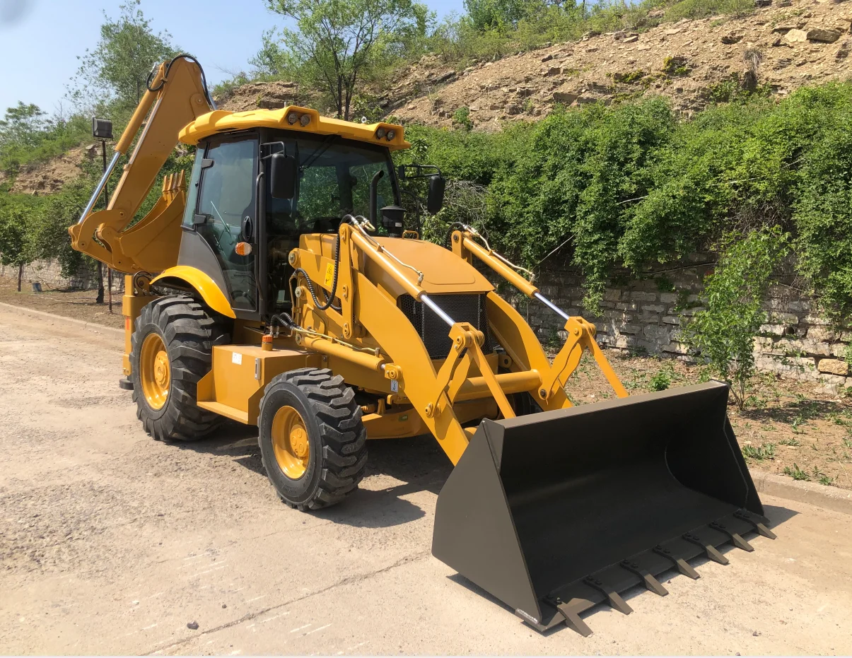 Good Quality 8ton Loader Backhoe with 1m3 Bucket SAM388