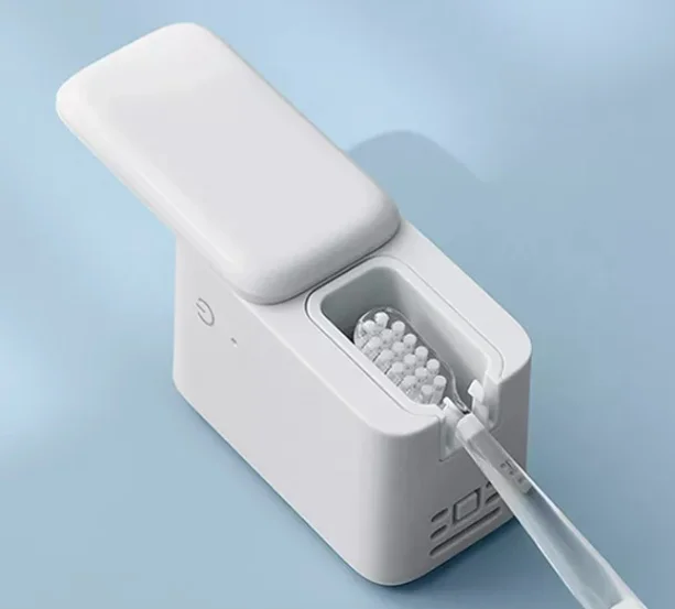 Запатентованный индивидуальный держатель для стерилизации Uvc стерилизационная коробка дезинфекции зубной щетки с Usb-кабелем дезинфицирующее средство УФ