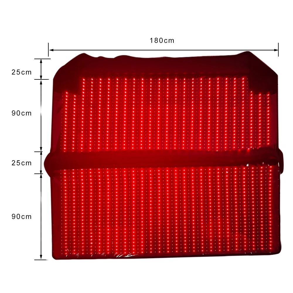LEDEAST T2000A 2700PCS LED Chips Remission Muscle Strain Whole Body Pain Relief LED Light Therapy Sleeping Bag