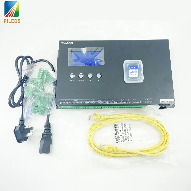 SY-408 Artnet/sd Pixel 8-Channel LED Controller for DMX512