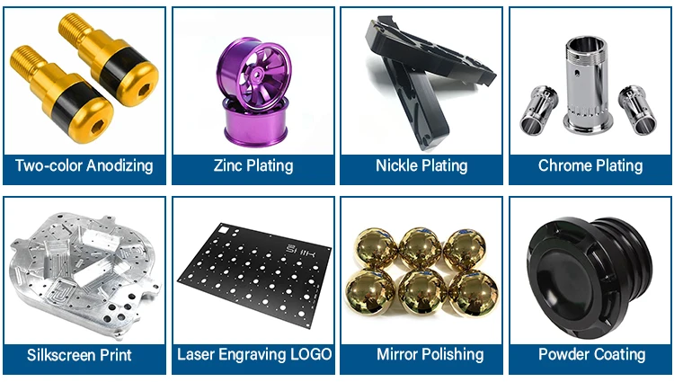 Precision CNC Turning Milling Parts with 100% Inspection ±0.002~±0.005mm Tolerance and Min Ra 0.1~3.2 Surface Finish