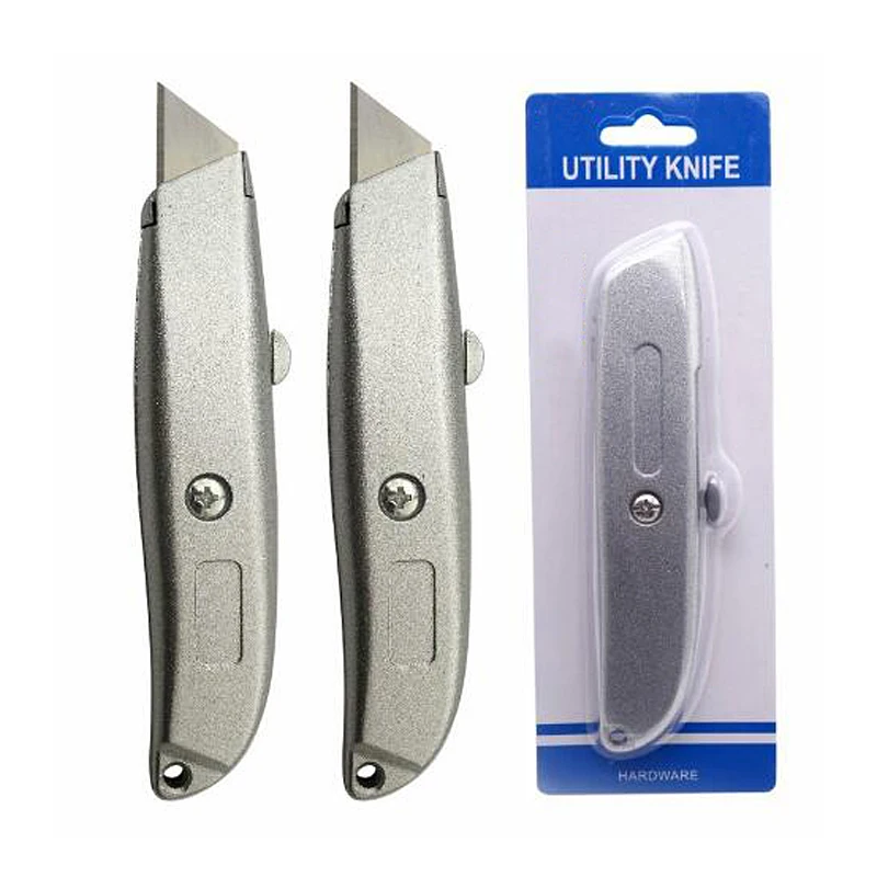 Stainless Steel Knife Utility Knives Box Cutter Office Knives For