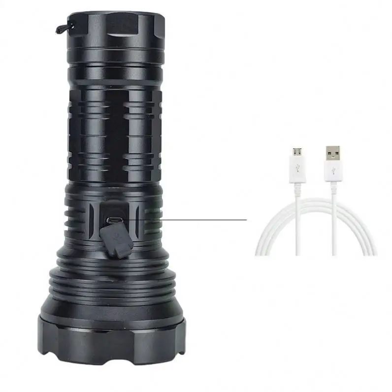 SSt40 Super Bright Linternas Focusing Powerful Led Flashlight Tactical Rechargeable Torches Light Usb Hunting Flashlights