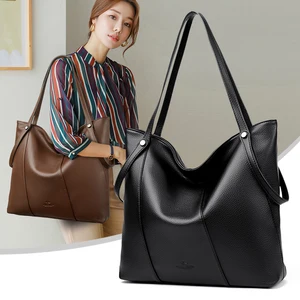 Large Capacity Women's Tote Bag Fashion Top Quality Handbag Custom PU Leather Kangaroo Messenger Bag Luxury Shoulder Bags