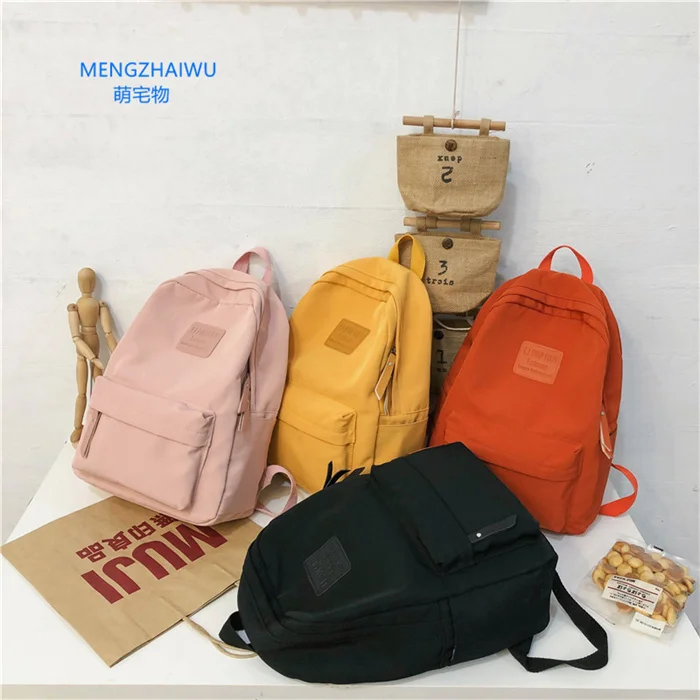 Wholesale South Korea ladies shoulder bags campus retro school bags for  teenagers girls nylon canvas casual sports backpacks From m.