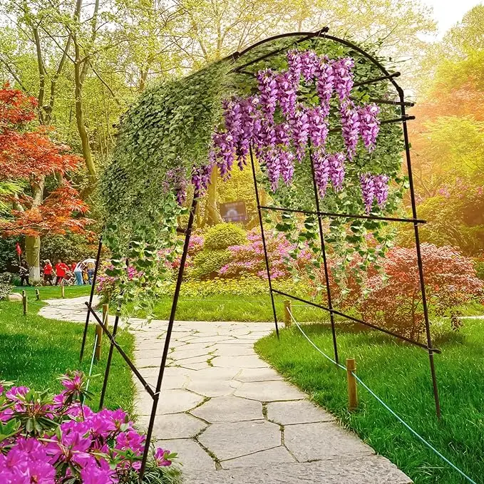 Treillis De Jardin 160 X 120 Cm, Treillis De Concombre Pour Plates-bandes Surélevées, Treillis De Jardin En Forme De U Pour Plantes Grimpantes, Treillis D'arche De Jardin Pour Légumes