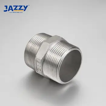 JAZZY male thread NPT stainless steel pipe fitting swage nipple stainless steel water pipe fittings Stainless Steel Pipe Fitting