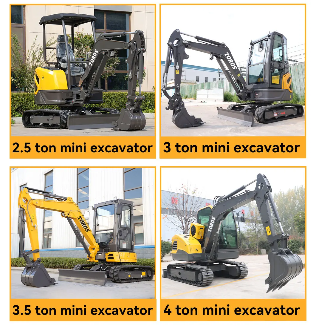 Mini Excavators - High Efficiency Diggers with Free Shipping