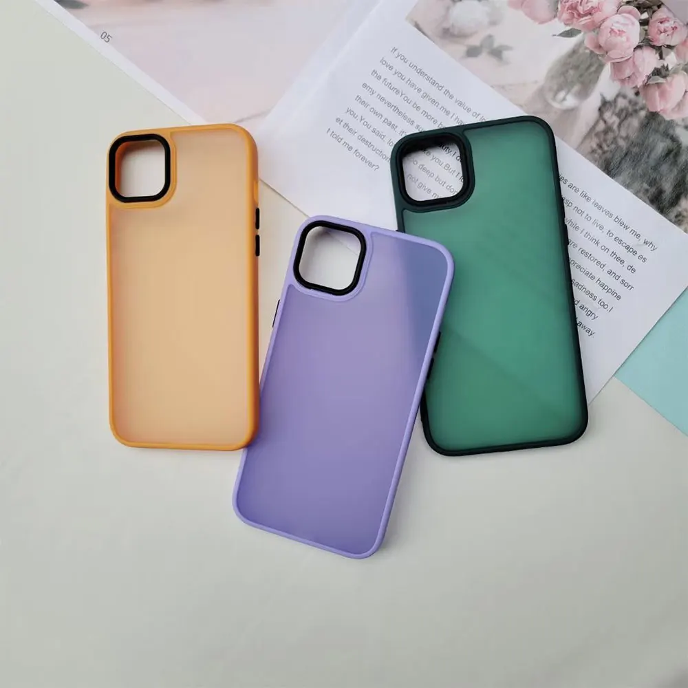 Golden Shield Phone Case For Iphone X 7 8 10 11 12 13 14 15 Max Pro Plus Anti Fall Frosted Tpu Pc Sjk172 Laudtec factory