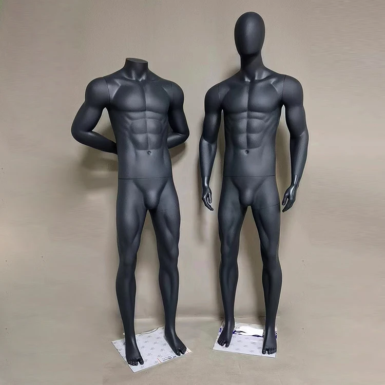 NIP男性マネキン プラスチック製フルボディスポーツマネキン
