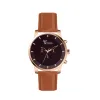 Or rose + marron