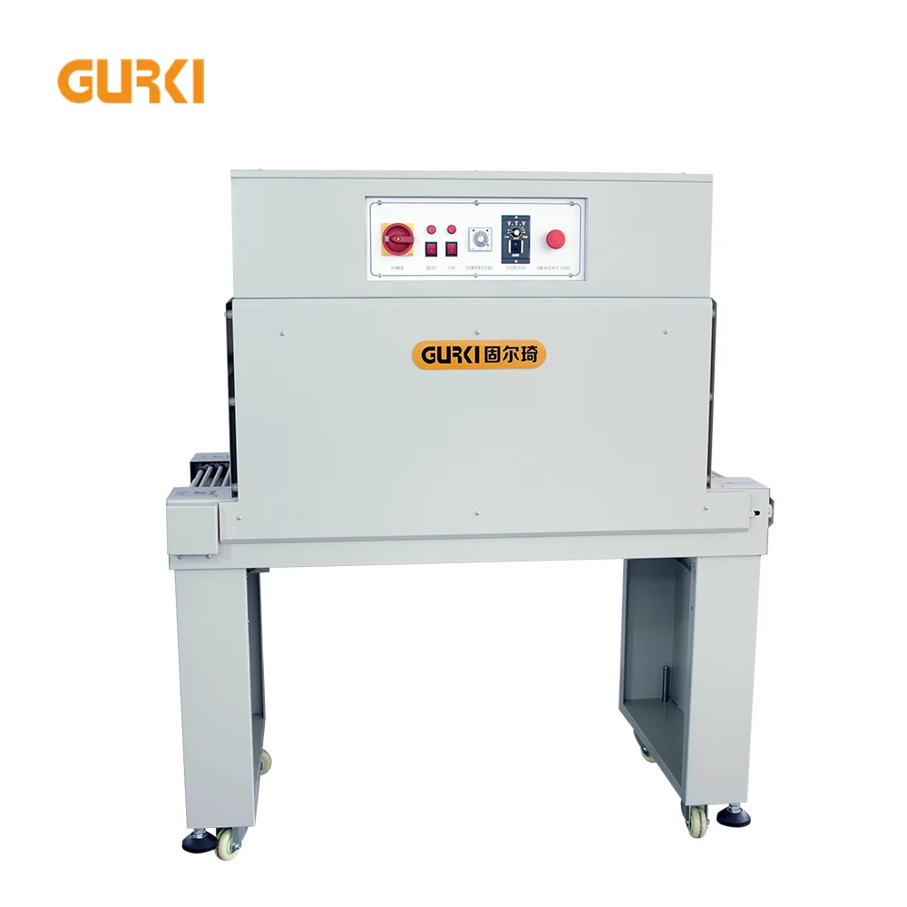GURKI Factory Direct Automatic PVC Heat Sealing Shrinking Shrink Wrap Band Tunnel for Bottle