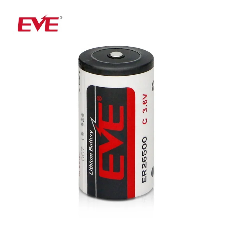 EVE Lithium Primary Battery ER26500 Disposable Batteries 3.6V 8500mAh C for Automatic Smart Meters