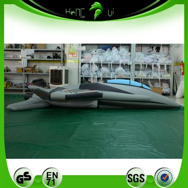 Inflatable Plane Shape Balloon Customized Inflatable PVC Airplane Hongyi Aircraft Model