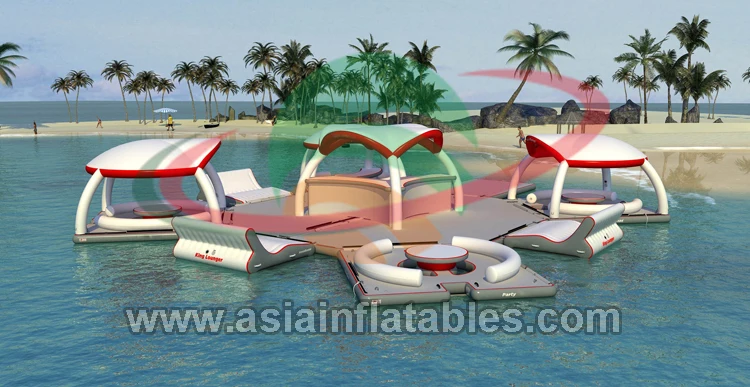 Leisure Land Inflatable Swim Island - Floating Raft