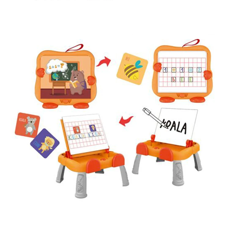 Hot Selling 2 in 1 Transport Puzzle Board Early Education Machine Drawing Board Toy