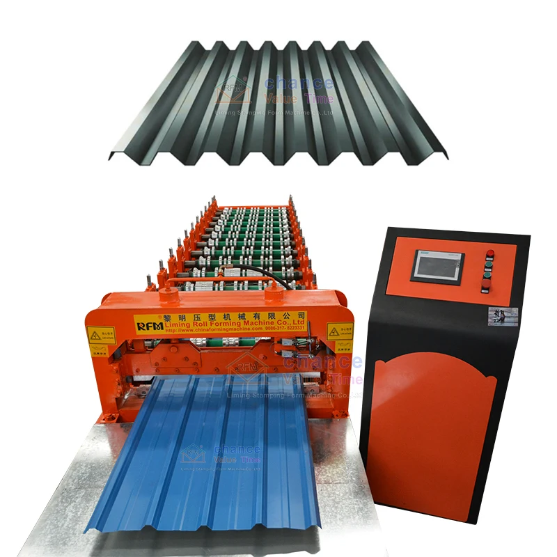Building Material Machinery Ibr Roof Sheet Corrugated Iron Roofing Zinc Sheet Making Machine Roof Sheet Roll Forming Machine