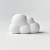 3d large white cloud