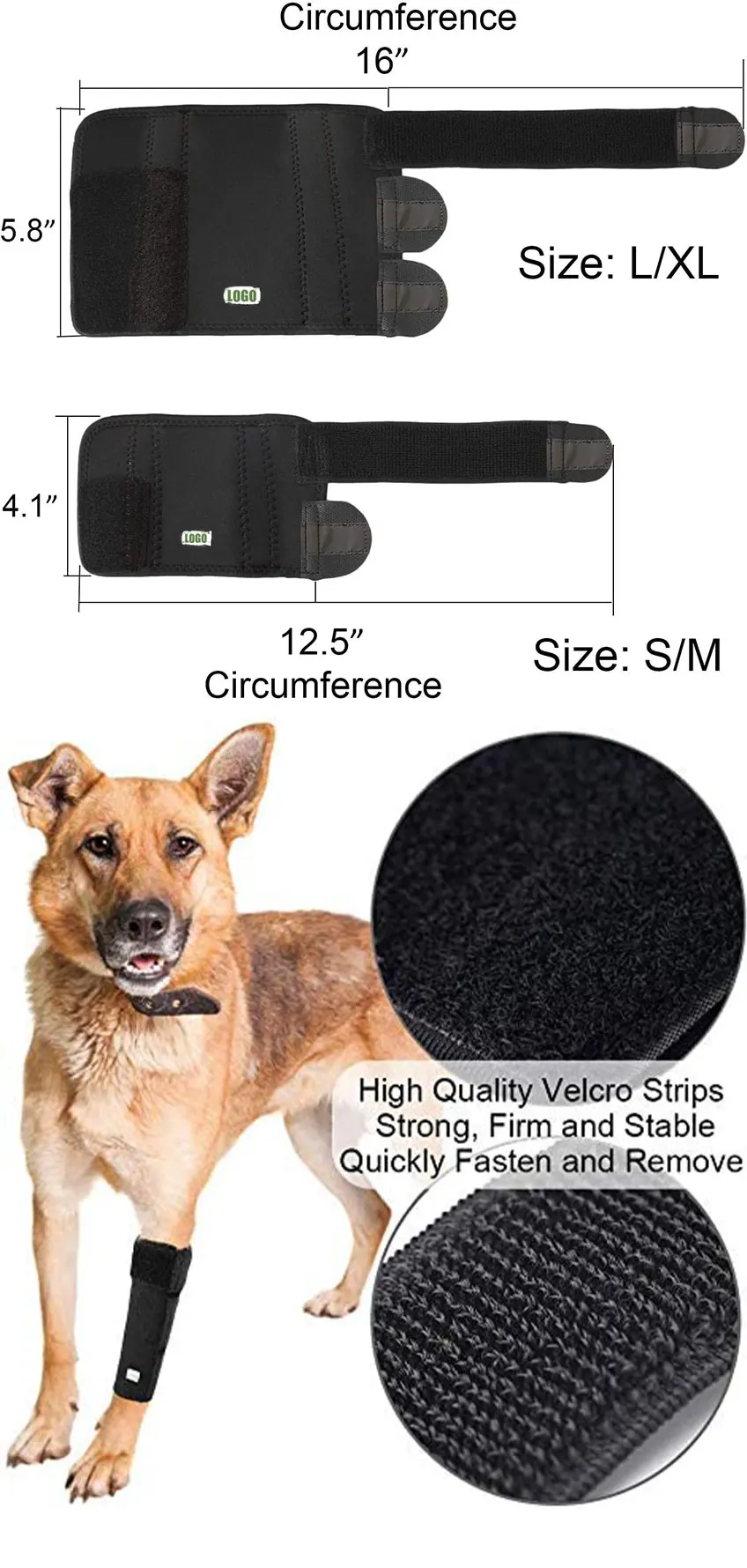 Amazon Canine Front Leg Brace Lyderpet Dog Leg Brace Front Wrist