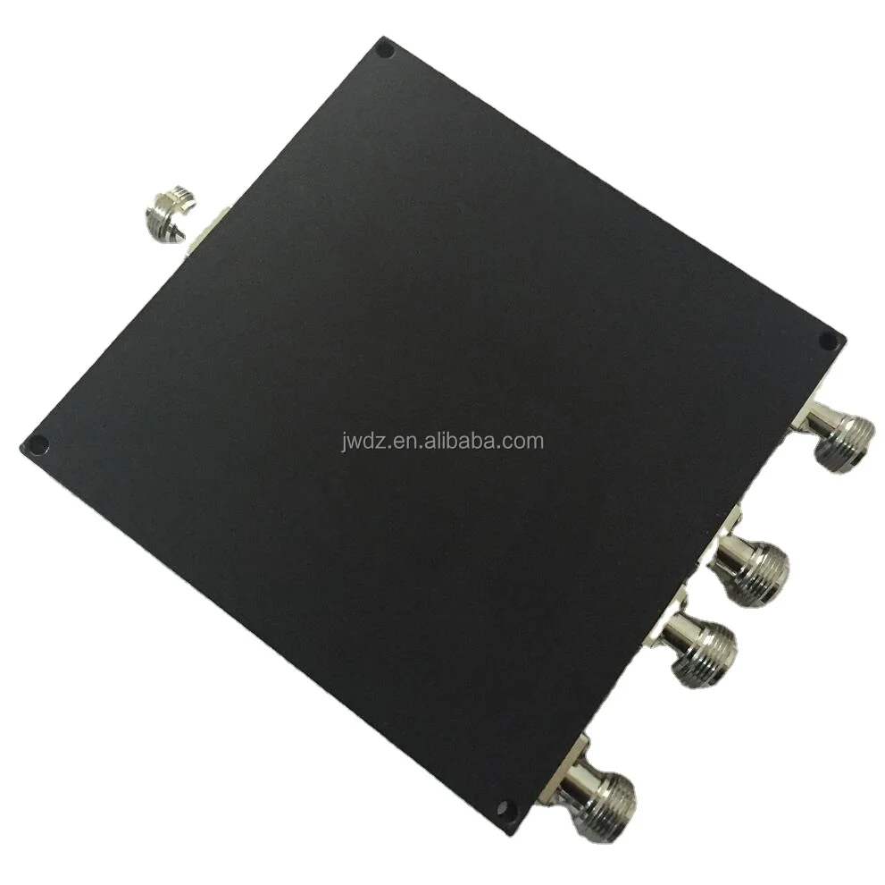 Microstrip four power divider 350-520mhz, V-band, 450MHz, N-female , intercom  Microstrip 4 Way Power Splitter