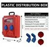 Control uno a muchos / 2 impermeables + 2 enchufes industriales