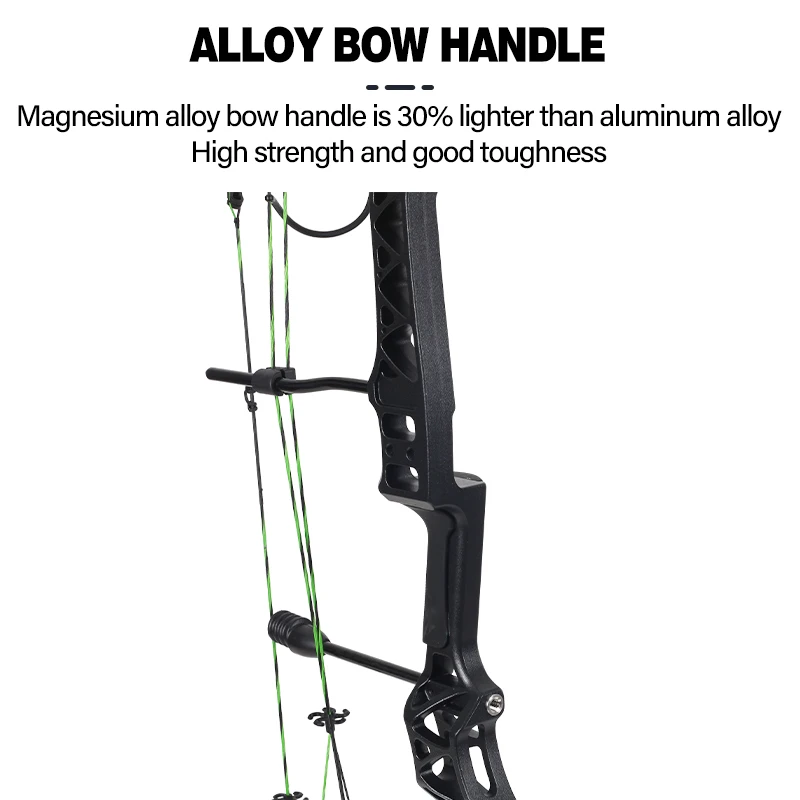 Ensemble Arc Composé Réglable HNZMDY – 0-70 Lbs – 320 FPS – Chasse Et Sport