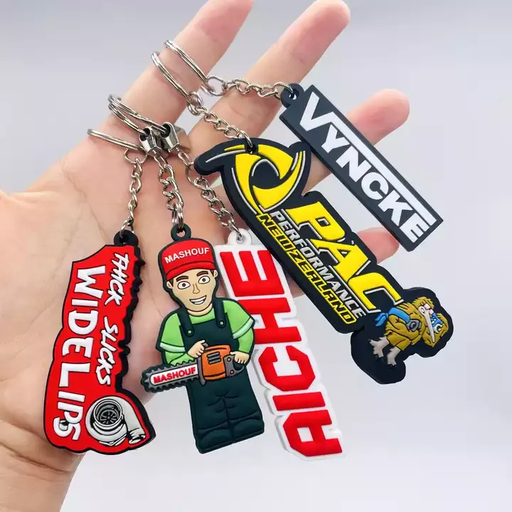 Wholesale Free Sample Custom Keychain Key Chain Parts Steel Metal Custom Flat Round Shaped Custom Key Ring