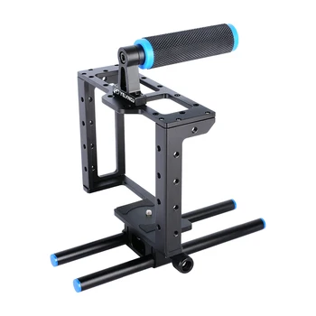Yelangu Portable Photography Cage With 15mm Rod Rig for Nikon Pentax Canon 5D Mark II 7D 60D  C1 detail image