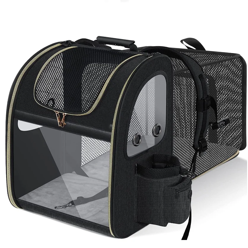 Cat Carrier Backpack Expandable Extra Large Travel Pet Backpack