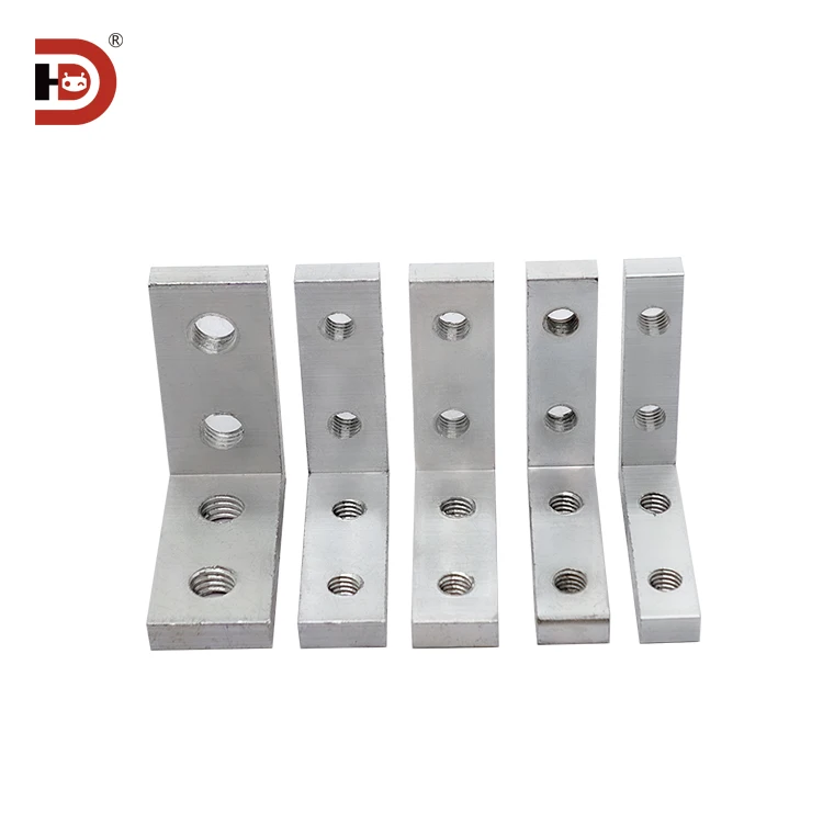 1530 Connector 2040 Built-in Corner groove L-shaped Right Angle Corner Connector Industrial Aluminum Profile Fastener details