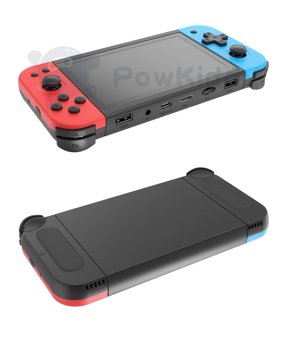 NEW POWKIDDY X51 5 inch Handheld Video Game Console For PS1 FC 3D Joystick Retro Games Player Support HD TV Out Gaming Consoles