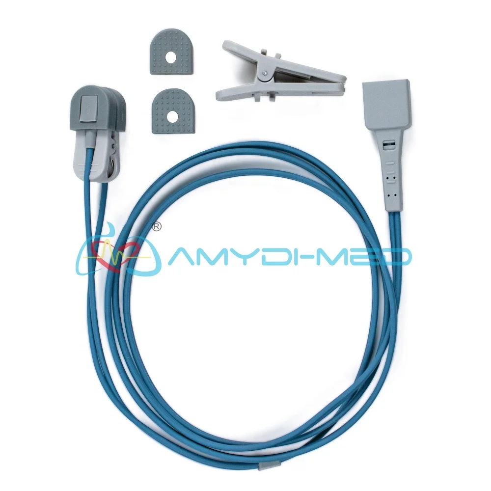 Amydi-med Gray Clip Spo2 Sensor Veterinary Pulse Oximeters for Dog Cat Horse Animals