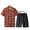 Camiseta naranja+pantalones cortos negros